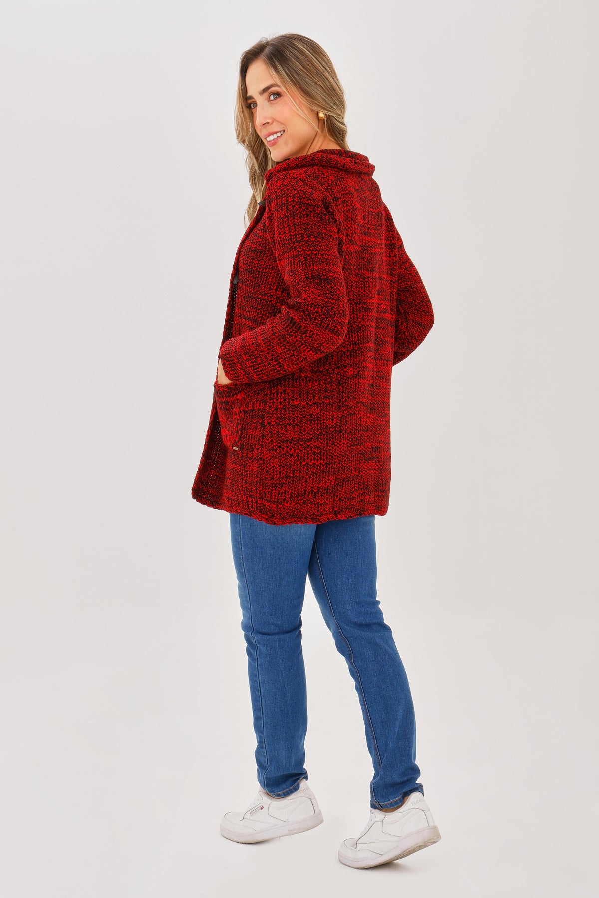 Suéter Matizado Cacho Rojo