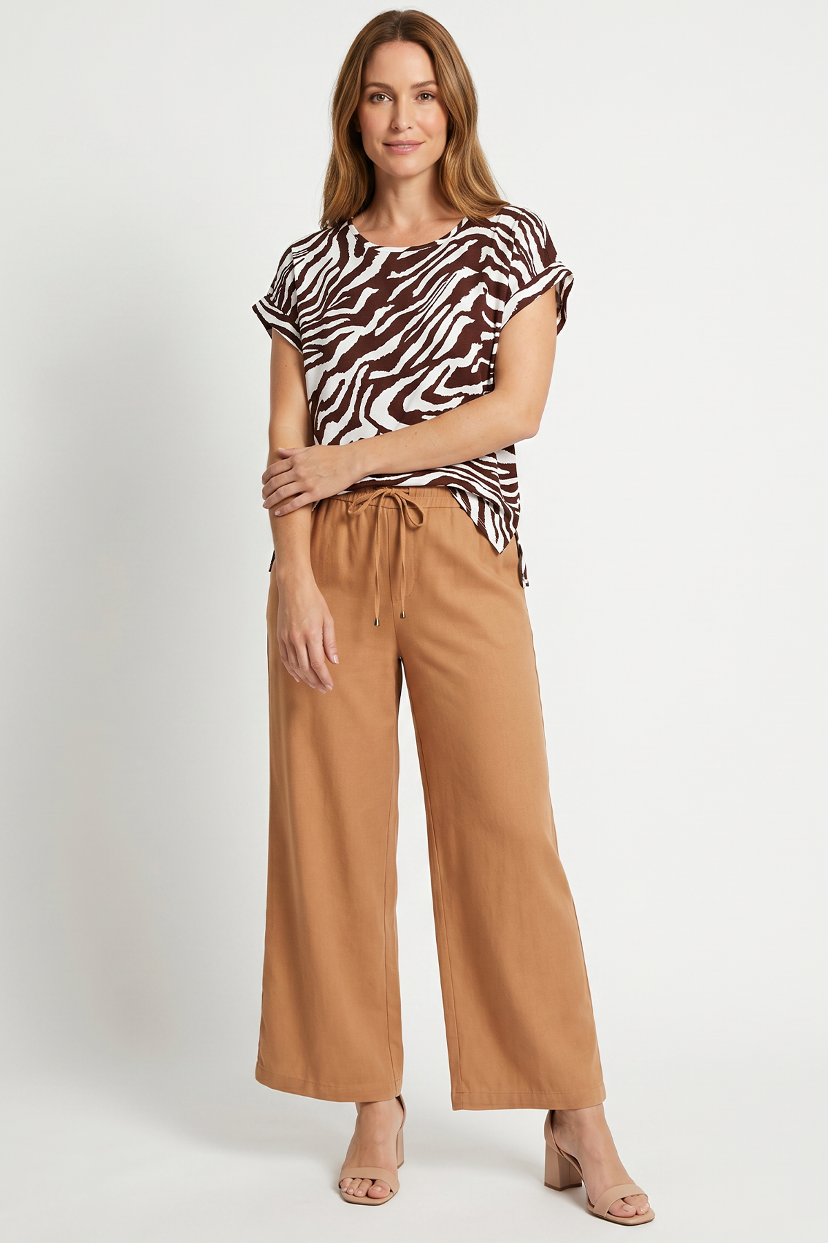 Pantalón Camel en Rayón para Mujer