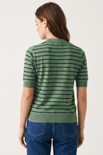 Camiseta en Acrilico Verde Jade para Mujer