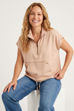 Blusa Bolsillo Arena en Chambray para Mujer