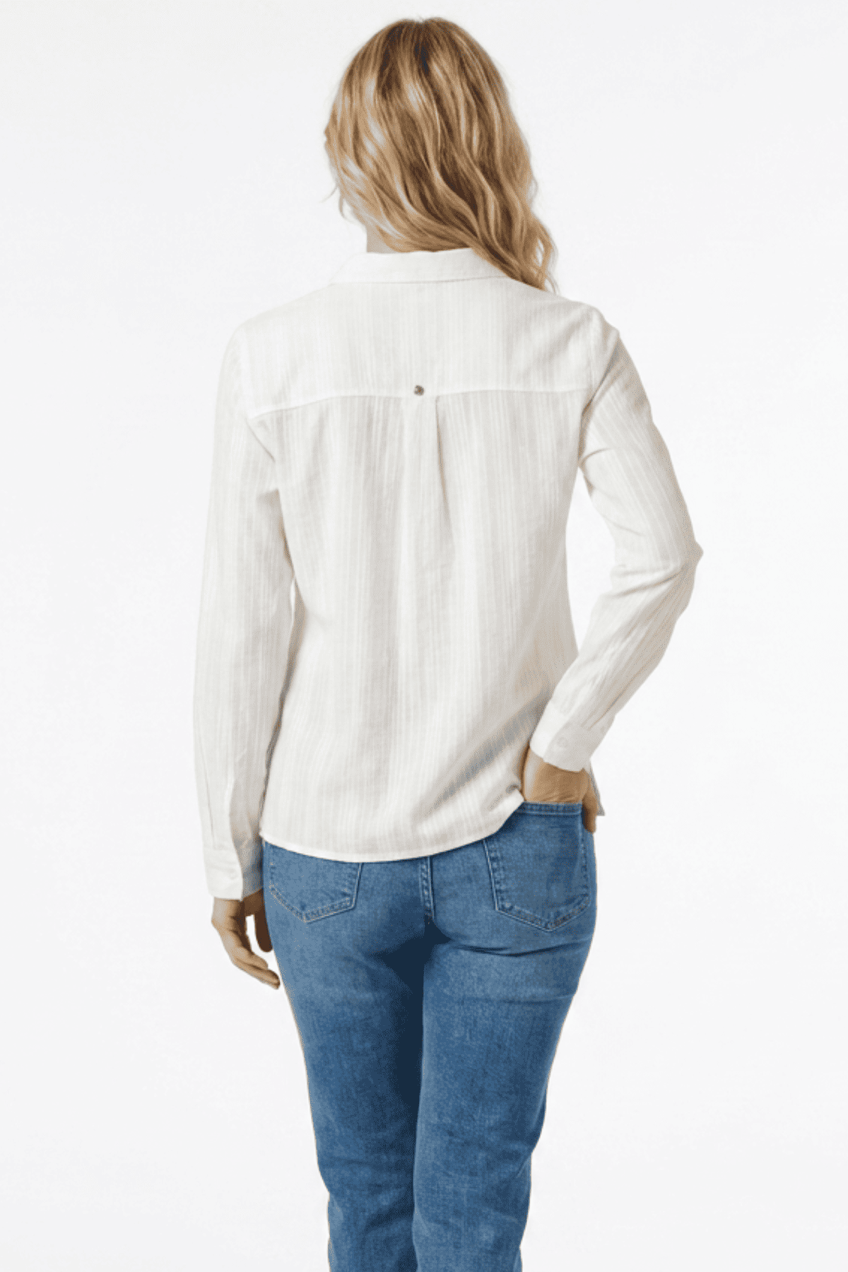Blusa en lino para mujer blanco