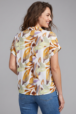 Blusa en Rayón Mostaza para Mujer