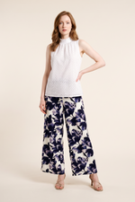 Blusa en Ojalillo Blanca para Mujer