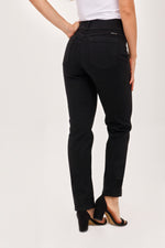 Jean Pretina Ancha Tiro Medio Negro