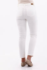 Jean Clásico Tobillero Crudo Para Mujer