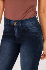 Jean Proceso Charretera Atrás Azul Oscuro