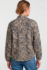Chaqueta mangas elásticas en dril para mujer camel