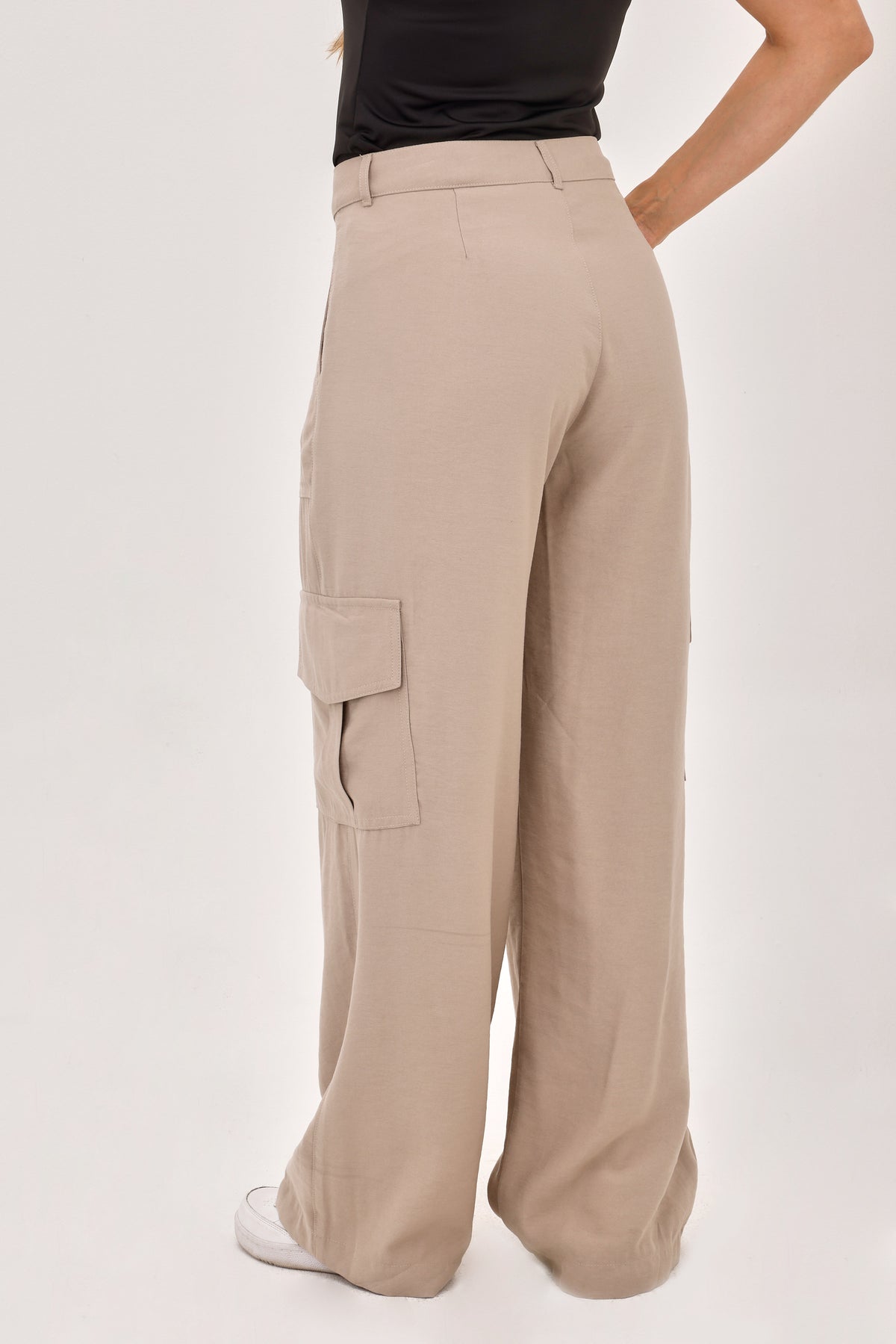 Pantalón Cargo Taupe Claro