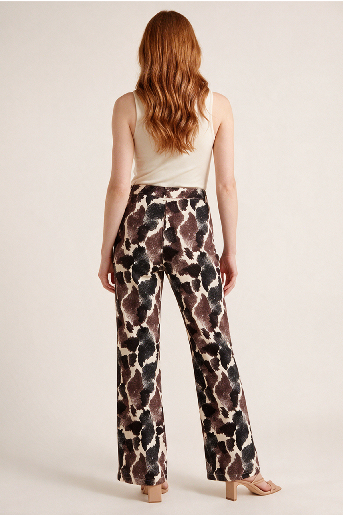 Pantalón en Rayón Negro para Mujer