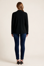 Cardigan Duo en Polilycra Negro para Mujer