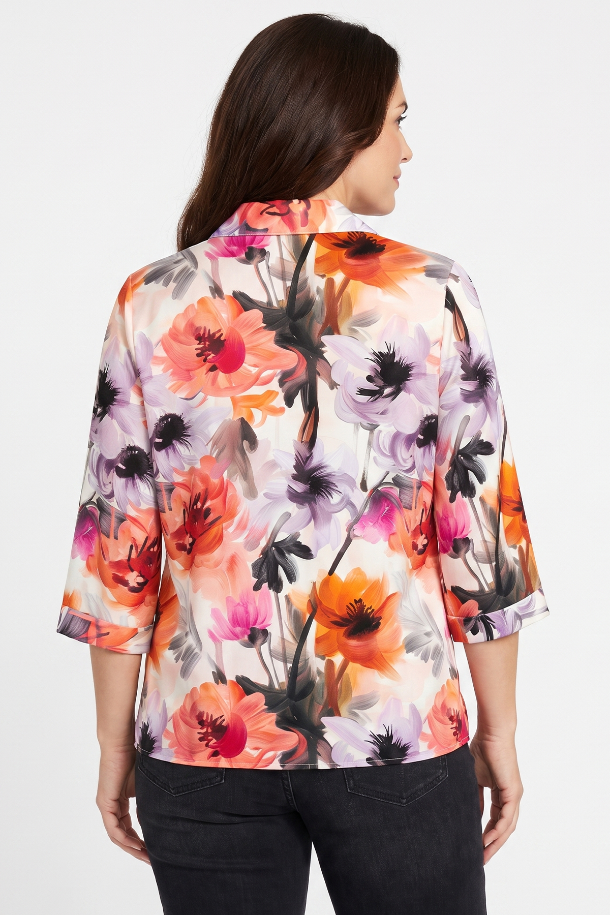 Blusa en Rayón Naranja para Mujer