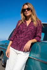 Blusa Vinotinto en Poliéster para Mujer