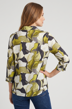 Blusa Manga 3/4 en Rayón Verde para Mujer