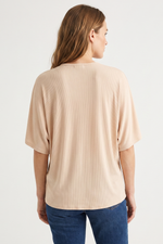 Camiseta en Licra Beige para Mujer