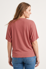 Camiseta en Licra Palo de Rosa para Mujer