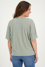 Camiseta en Licra Verde Oliva para Mujer