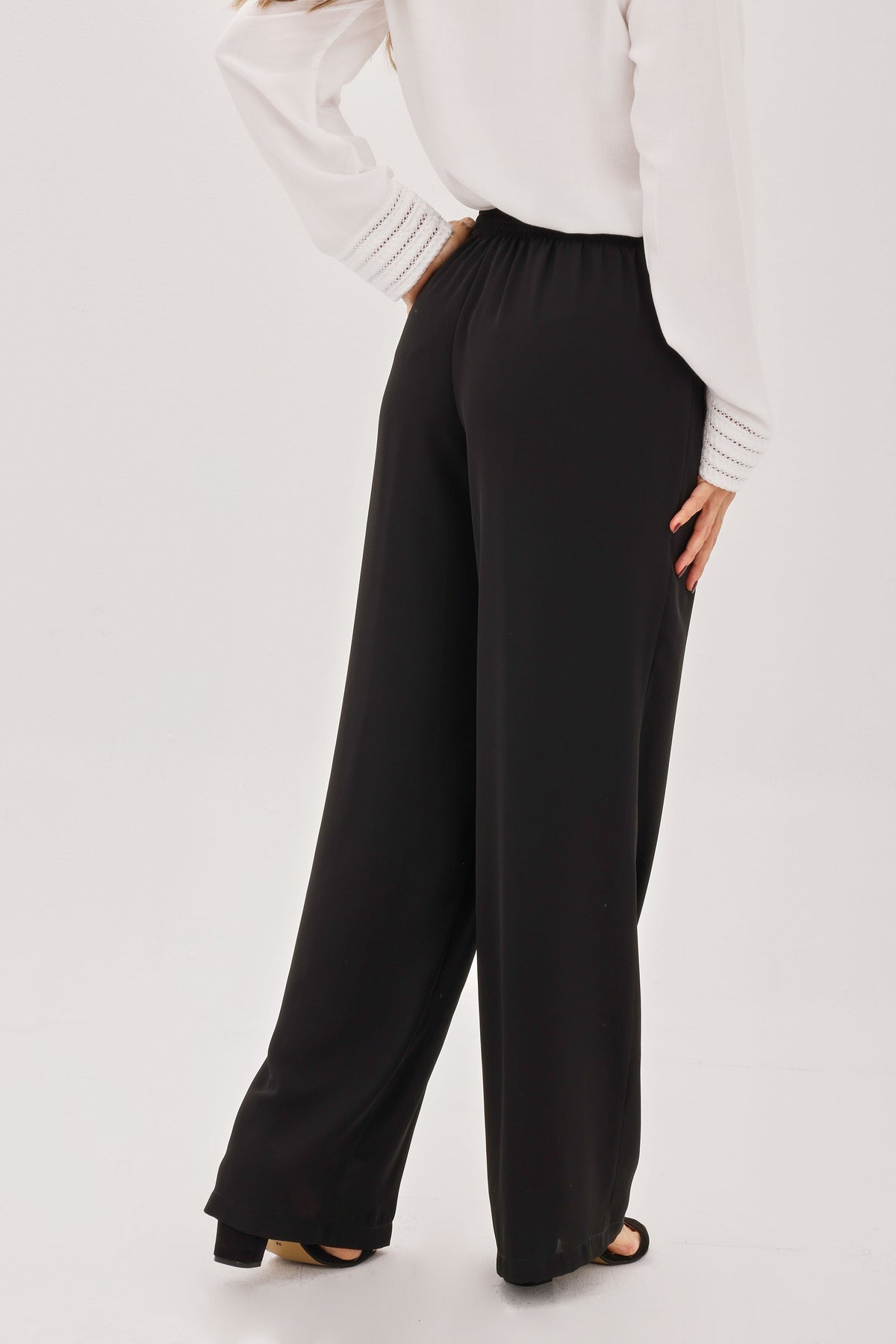 Pantalón Chifón Negro