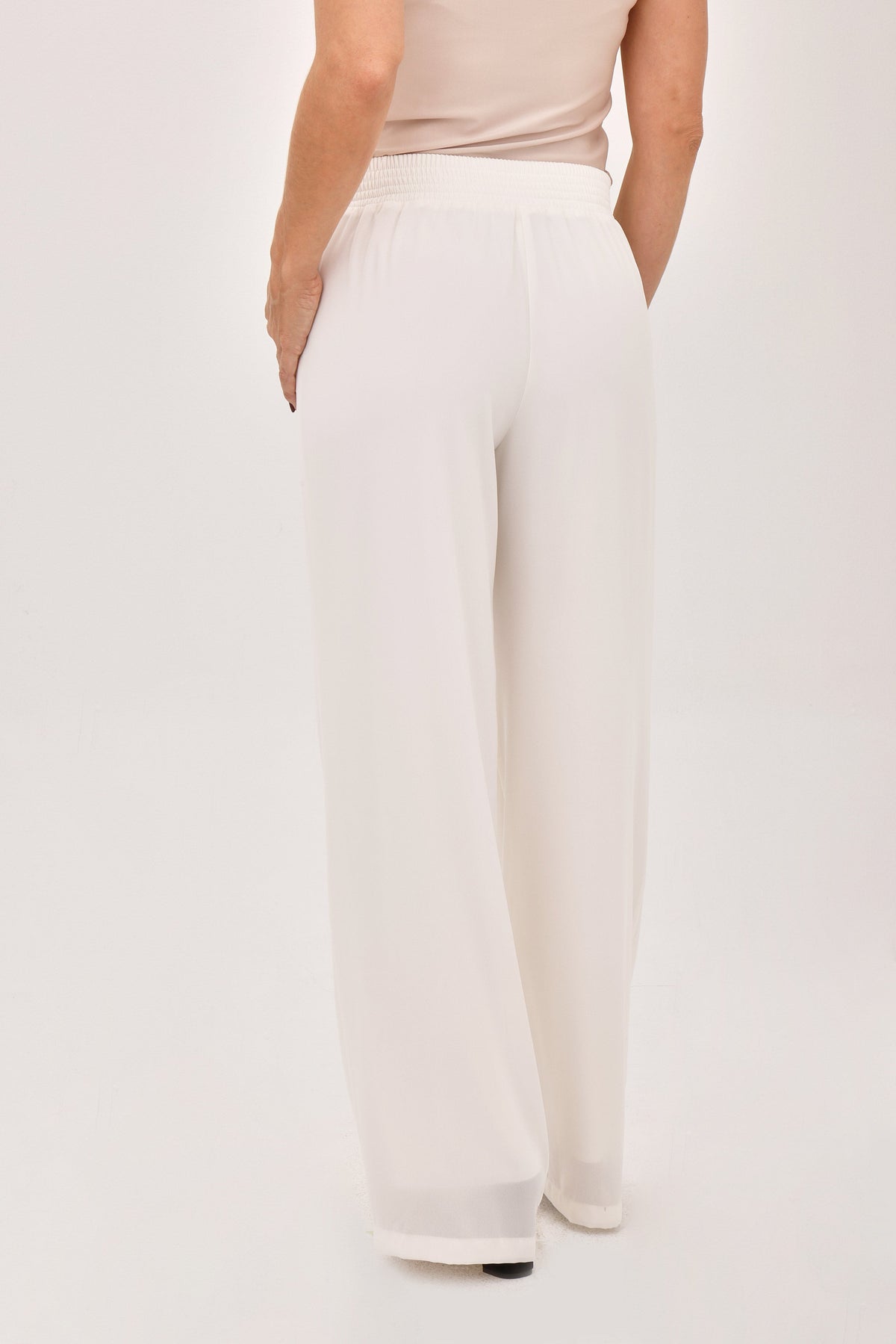 Pantalón Chifón Crudo