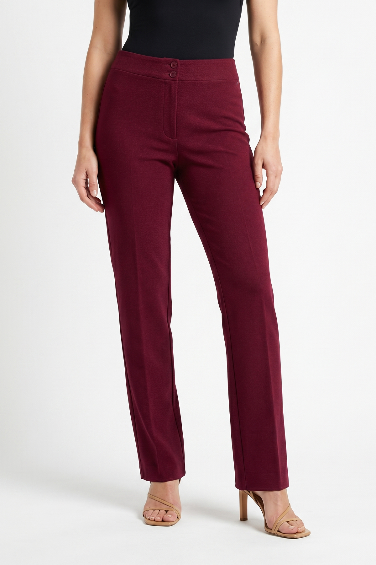 Pantalón Vinotinto en Poliéster para Mujer