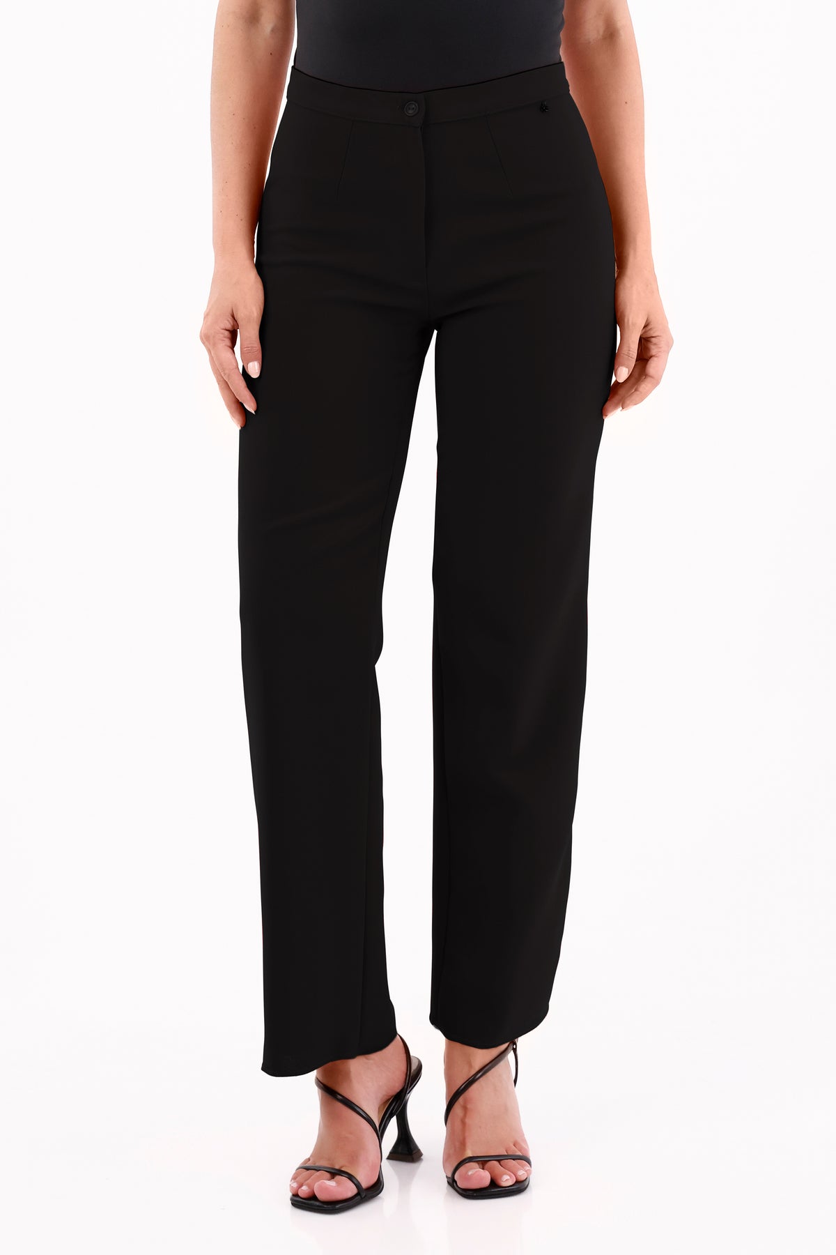 Pantalón Clásico Prada Negro Para Mujer