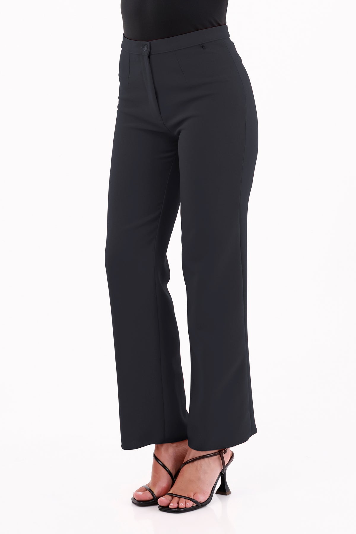 Pantalón Clásico Prada Gris Oscuro Para Mujer