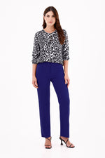 Pantalón Clásico Prada Azul Rey Para Mujer