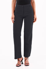 Pantalón Clásico Prada Gris Oscuro Para Mujer