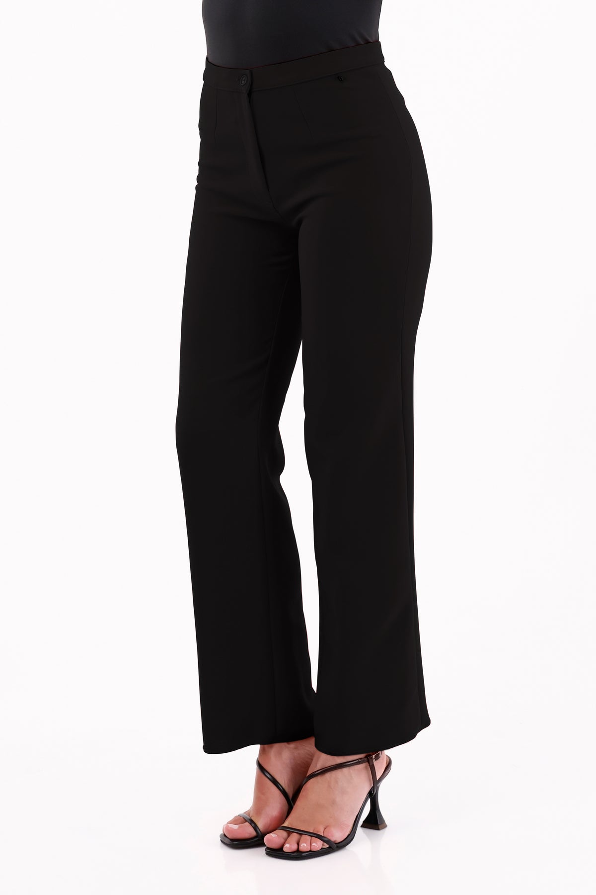 Pantalón Clásico Prada Negro Para Mujer