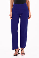 Pantalón Clásico Prada Azul Rey Para Mujer