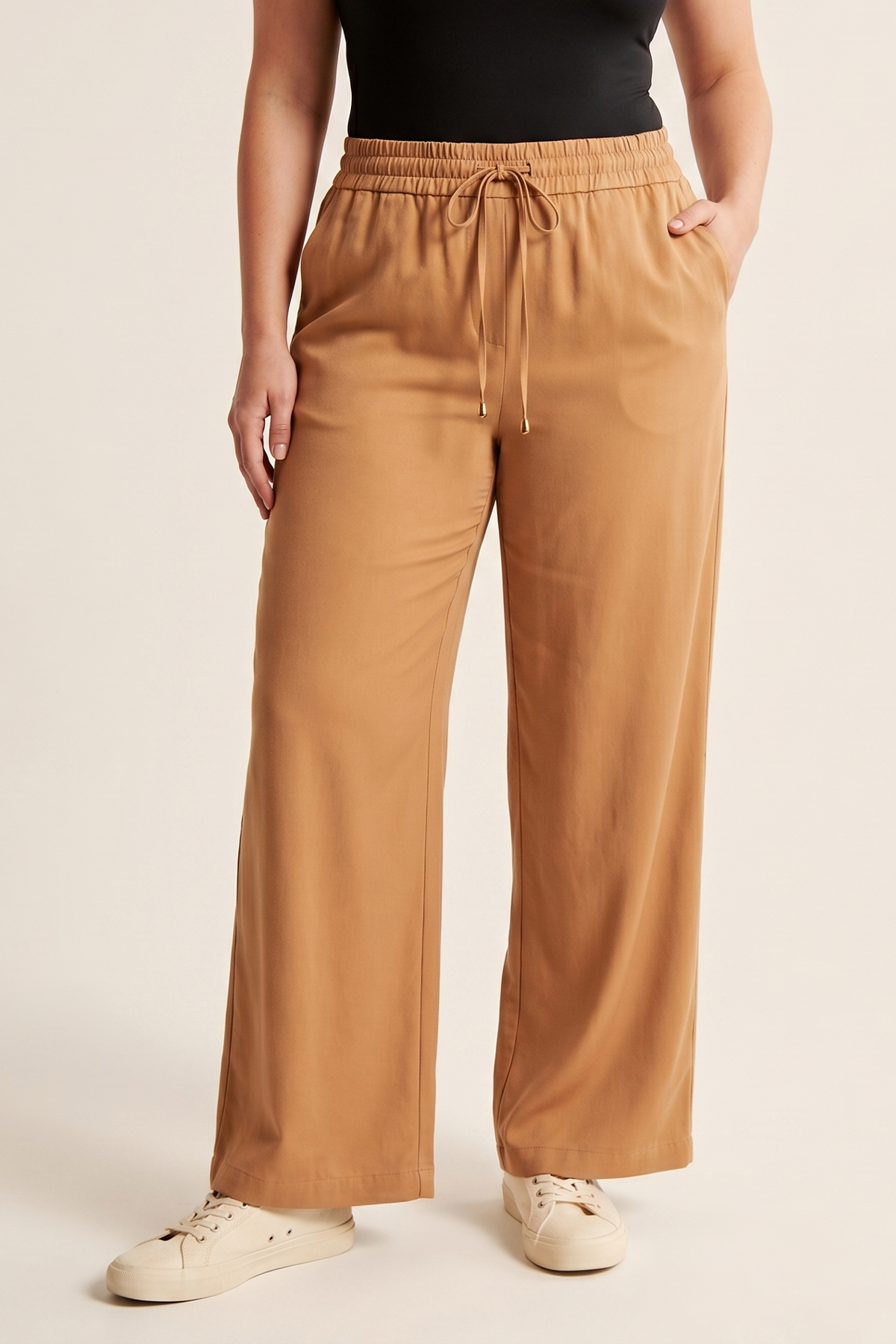 Pantalón Camel en Rayón para Mujer