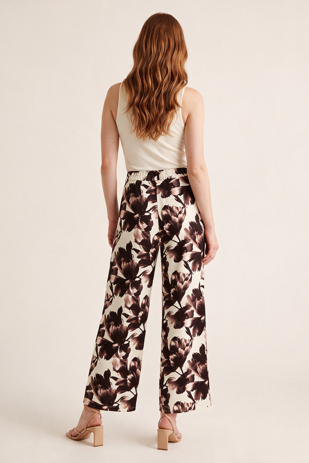 Pantalón en Rayón Café para Mujer