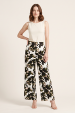 Pantalón en Rayón Verde para Mujer