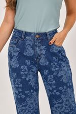 Jean Flores Azul Medio