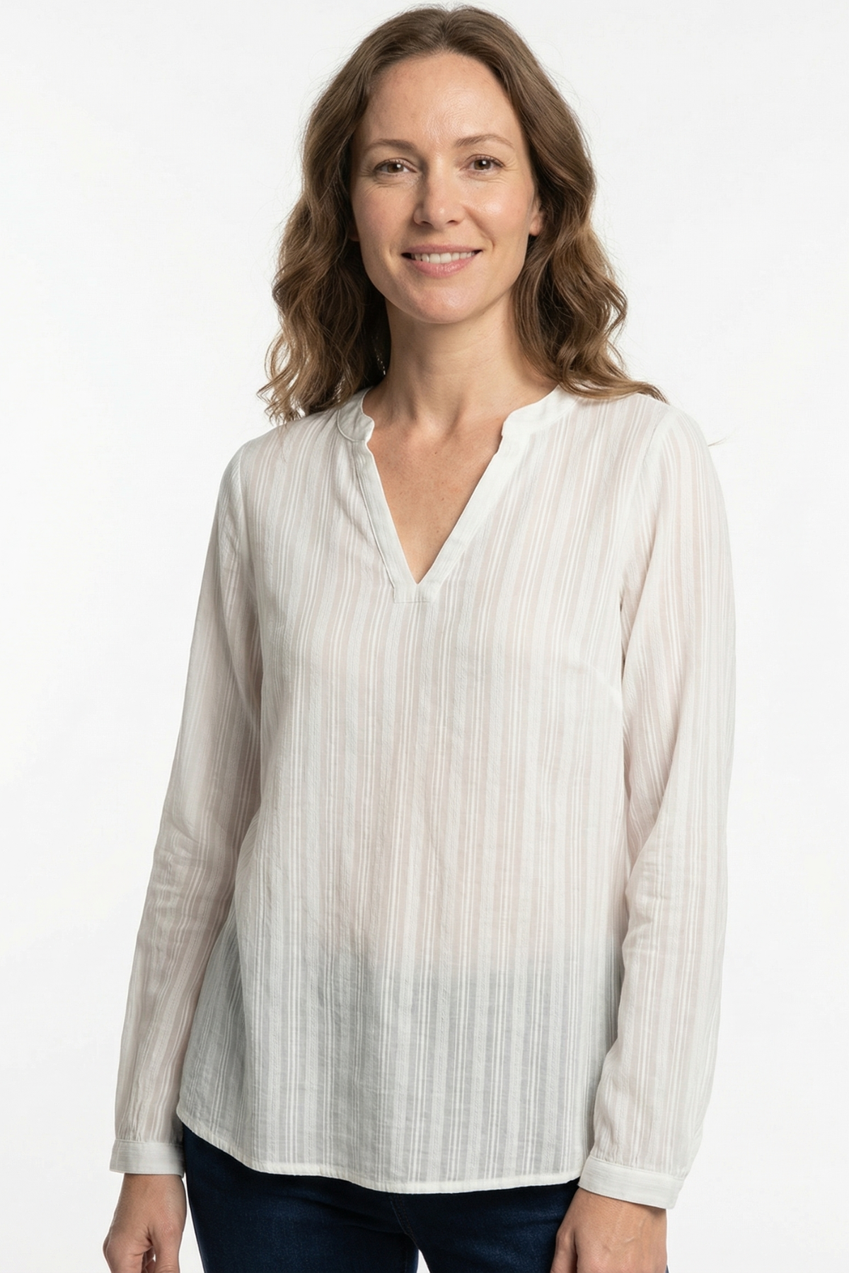 Blusa en algodón para mujer crudo