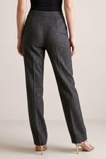 Pantalón Casual Negro en Poliéster para Mujer