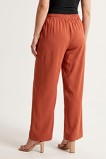 Pantalón Terracota en Rayón para Mujer