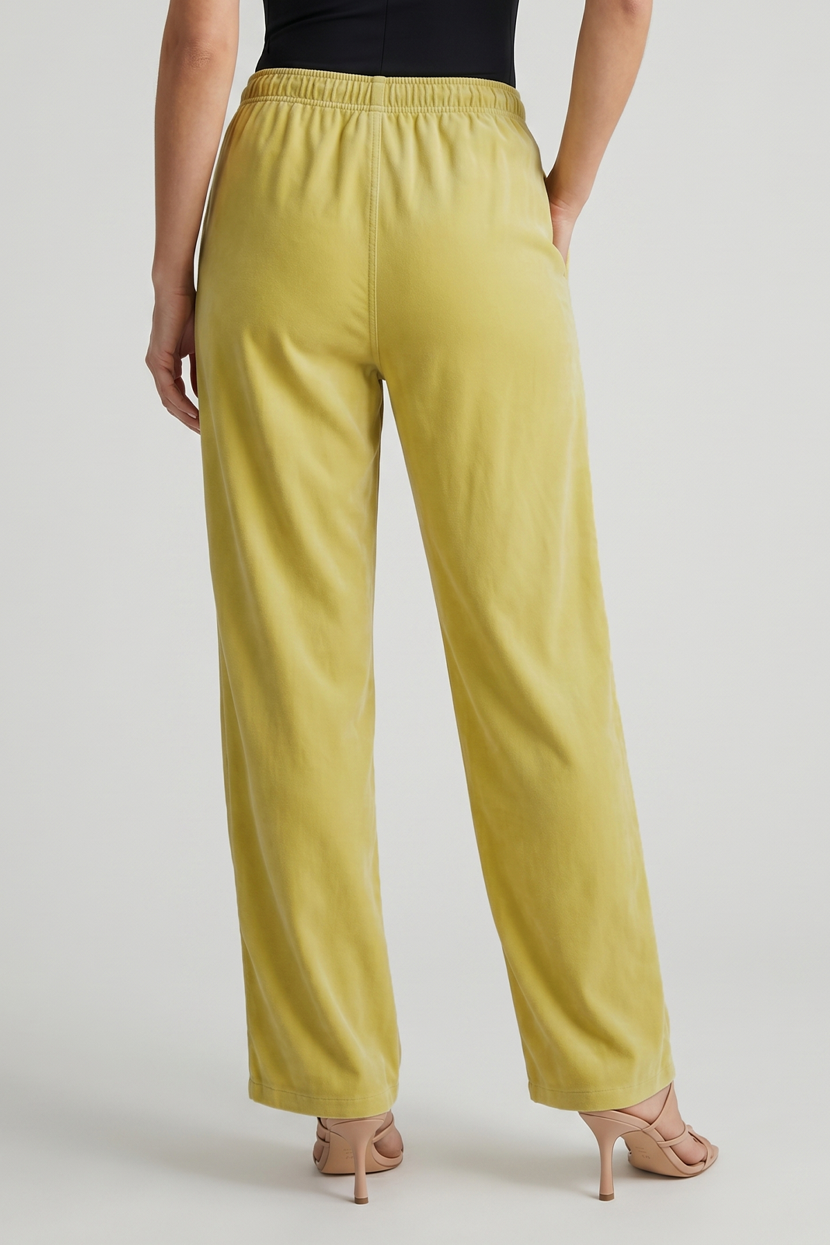 Pantalón Mostaza en Rayón para Mujer