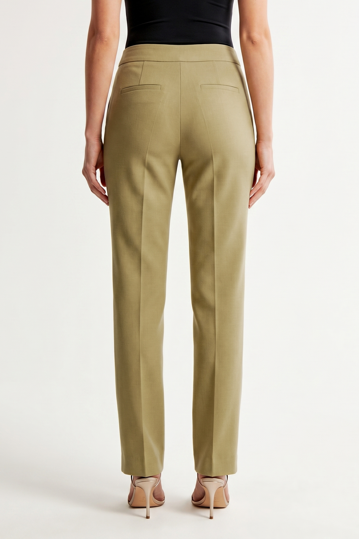 Pantalón Camel en Polyester Twill para Mujer