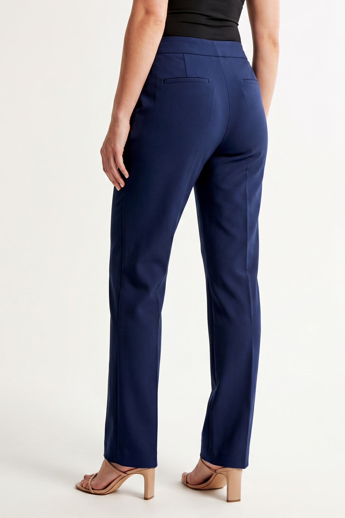 Pantalón Casual Azul Índigo en Poliéster para Mujer