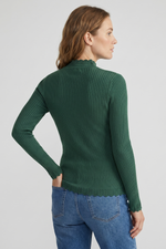 Buzo Verde Oscuro en Acrílico para Mujer