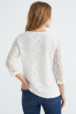Blusa en Malla de Licra Crudo para Mujer