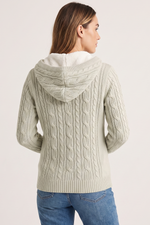 Sweater Tejido en Acrílico Beige para Mujer