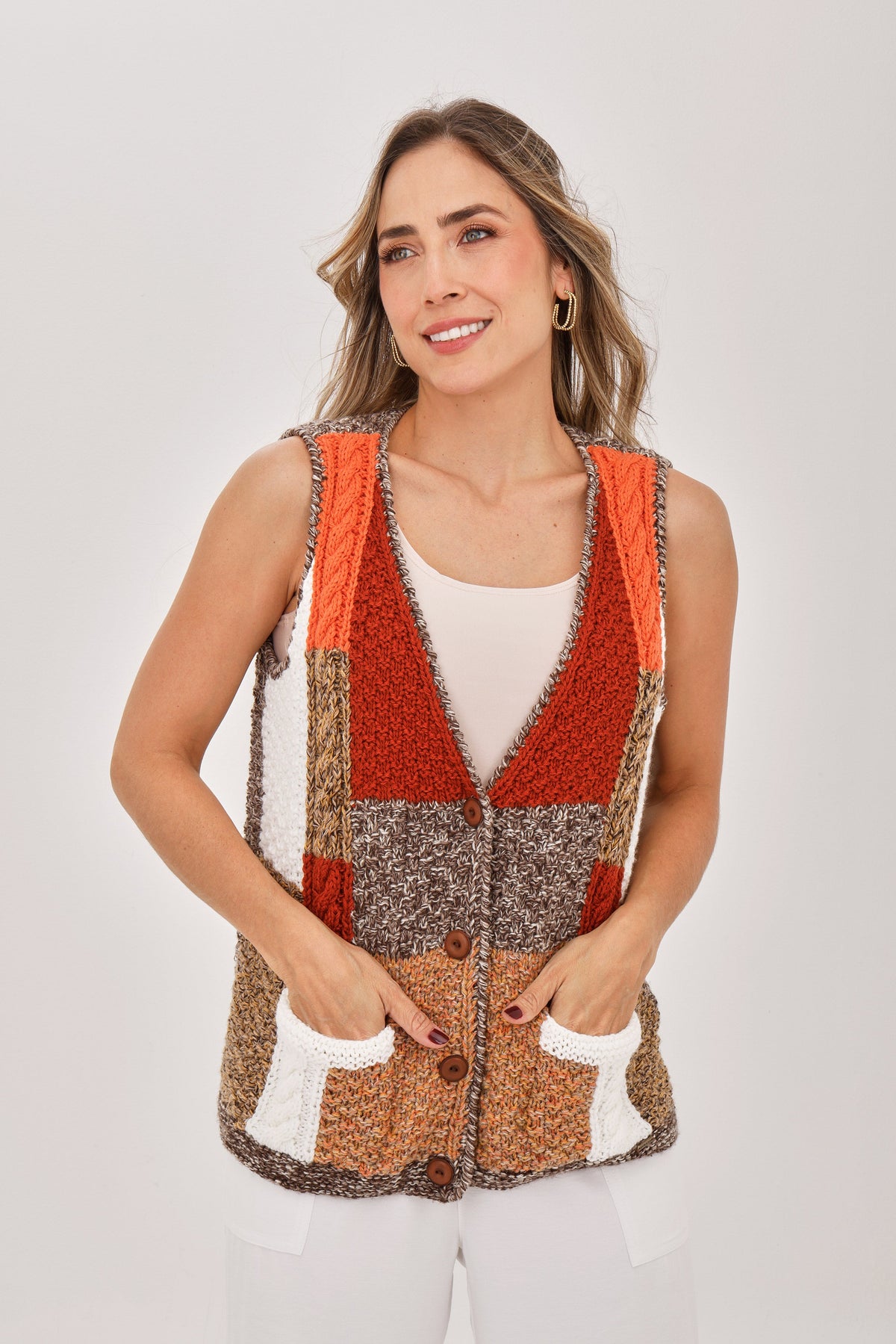 Chaleco Artesanal Crudo