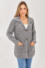 Suéter Matizado Cacho Gris Oscuro