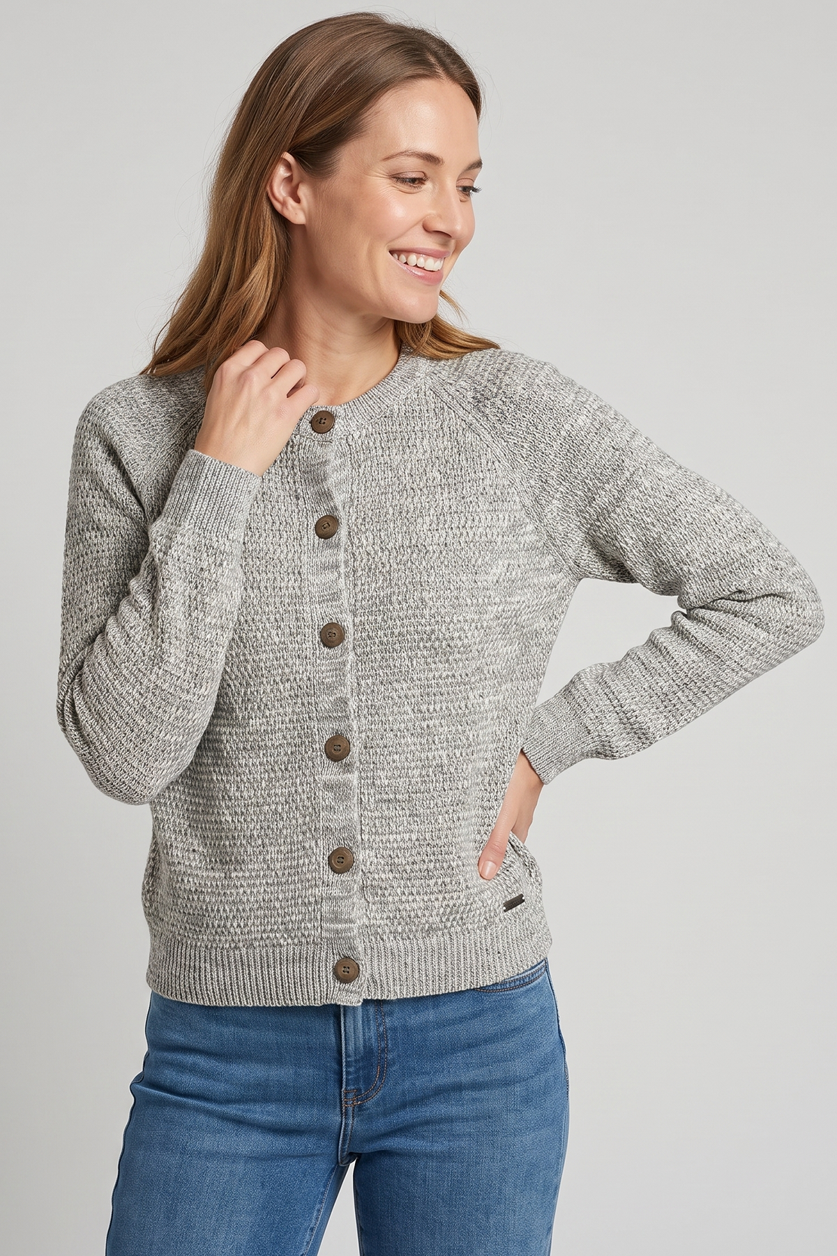 Sweater en Acrilico Taupe para Mujer