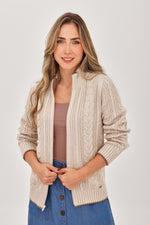 Chaqueta Trenza Beige