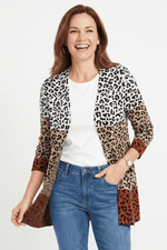 Sweater en tejido artesanal para mujer naranja