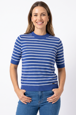 Camiseta en Acrilico Azul Navy para Mujer
