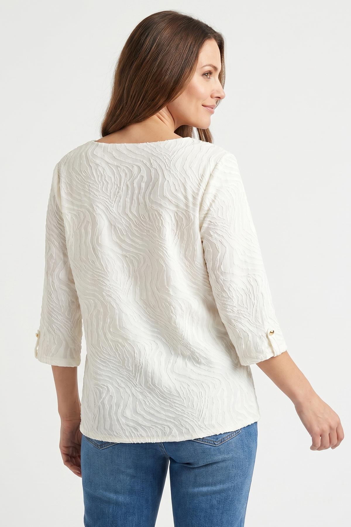 Blusa en Licra Crudo para Mujer