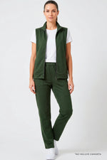 Conjunto deportivo en sudadera para mujer verde militar